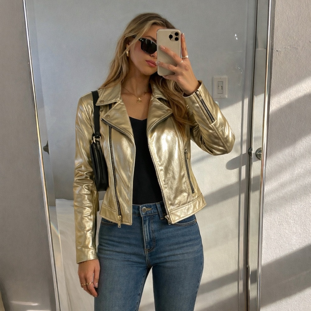 Y2K Metallic jacket